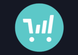 ThriveCart simple logo with a black background