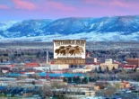 Image of Casper WY with Tatanka Run logo overlayed